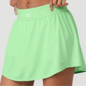 Alo Yoga Matchpoint Tennis Skirt skort in Ultra Mint green